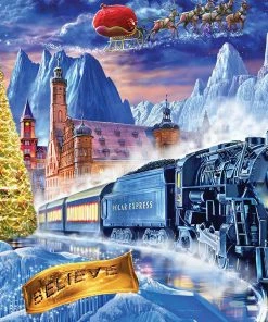Discount ❤️ MasterPieces 1000 Pieces Holiday - The Polar Express ❤️