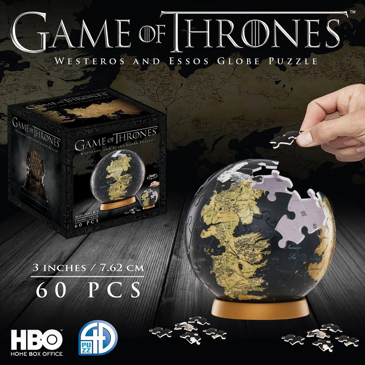 Best deal ๐งจ 4D Cityscape Inc. 60 Pieces Game Of Thrones Globe โค๏ธ 2 Best deal ๐งจ 4D Cityscape Inc. 60 Pieces Game Of Thrones Globe โค๏ธ - Image 2