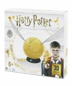 New 🛒 4D Cityscape Inc. 250 Pieces 3D Harry Potter Golden Snitch 🌟