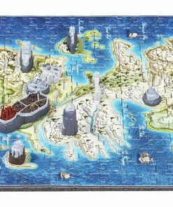 Flash Sale 🎁 4D Cityscape Inc. 350 Pieces 4D Mini Game Of Thrones: Westeros Mini Puzzle 🎉 -POP CULTURE PUZZLES STORE 714832510018 0