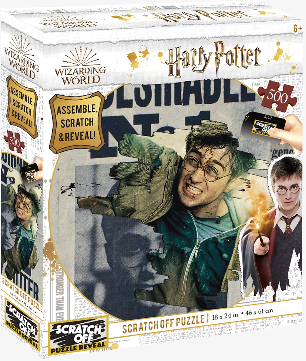 New 😀 4D Cityscape Inc. 500 Pieces Scratch OFF Puzzle : Harry Potter Wanted Poster 😀 5 New 😀 4D Cityscape Inc. 500 Pieces Scratch OFF Puzzle : Harry Potter Wanted Poster 😀 - Image 5