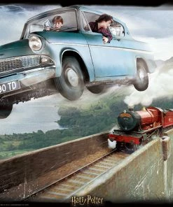 Wholesale ✨ 4D Cityscape Inc. 300 Pieces Lenticular Harry Potter Ford Anglia ✨