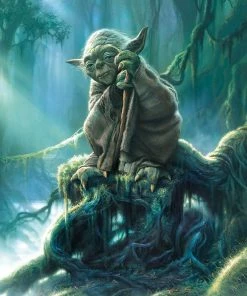 Buy β€οΈ Buffalo Games 1000 Pieces Star Warsβ’ Fine Art Collection - Yoda β€οΈ