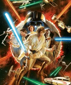 Outlet 🔥 Buffalo Games 1000 Pieces Star Wars™ Fine Art Collection - #1 Comic Variant Cover 😉