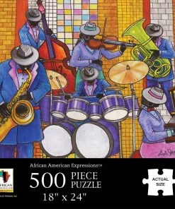 Best Pirce ⌛ African American Expressions 500 Pieces Jazz 💯