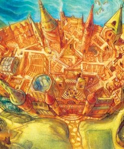 Promo 🎉 New York Puzzle Co 500 Pieces Hogwarts 🔥