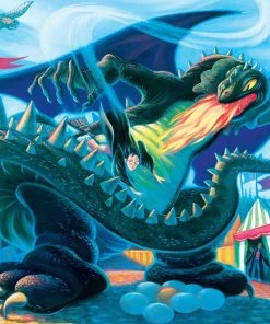 Best deal 👏 New York Puzzle Co 300 Pieces Hungarian Horntail 👏