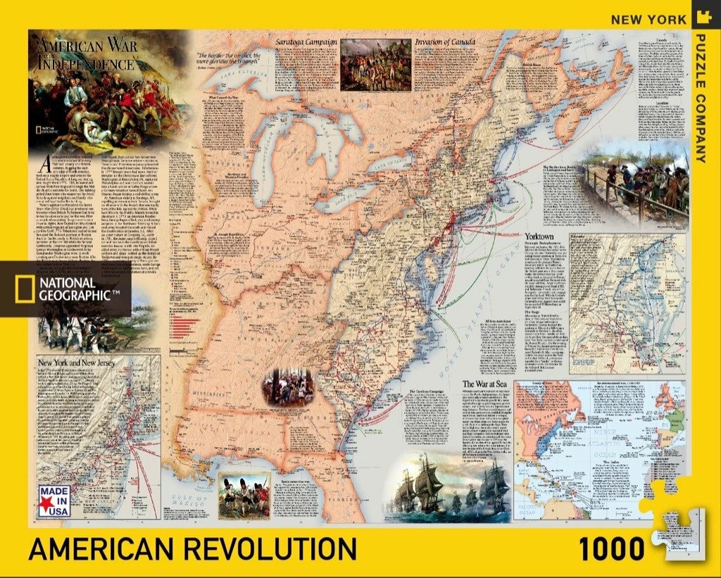 Best reviews of π New York Puzzle Co 1000 Pieces American Revolution 𧨠2 Best reviews of π New York Puzzle Co 1000 Pieces American Revolution 𧨠- Image 2