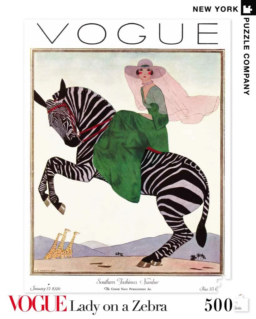 Deals 😍 New York Puzzle Co 500 Pieces Lady On A Zebra 👏 2 Deals 😍 New York Puzzle Co 500 Pieces Lady On A Zebra 👏 - Image 2