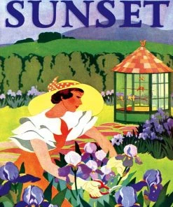 Outlet 🌟 New York Puzzle Co 500 Pieces Iris Gardening 🔥