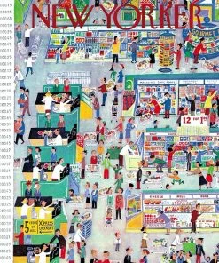 Best Sale 😀 New York Puzzle Co 1000 Pieces The Market 🤩