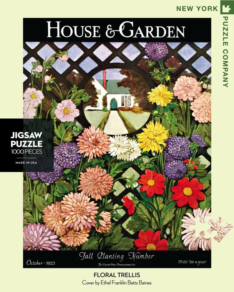 Budget 🤩 New York Puzzle Co 1000 Pieces Floral Trellis ✨ 2 Budget 🤩 New York Puzzle Co 1000 Pieces Floral Trellis ✨ - Image 2