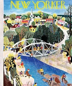 Buy โจ New York Puzzle Co 1000 Pieces Fishing Bridge ๐งจ