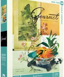 Coupon 🔥 New York Puzzle Co 1000 Pieces Peach Season ✔️