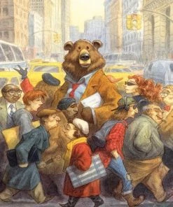 New 😀 New York Puzzle Co 1000 Pieces City Bear 🥰