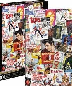 Best deal 🤩 Aquarius 1000 Pieces Elvis Movie Poster Collage 👍