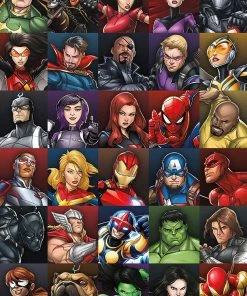 Budget 🛒 Aquarius 1000 Pieces Marvel Heroes Collage ✨