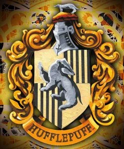 Promo ⌛ Aquarius 500 Pieces Harry Potter Hufflepuff Logo 🛒