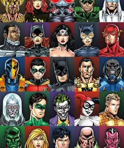 Cheap 🔔 Aquarius 1000 Pieces DC Comics Faces 🎁