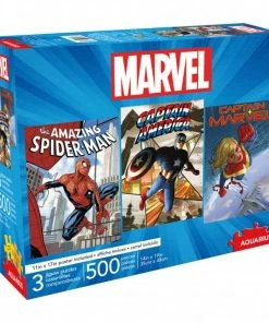 Brand new ⌛ Aquarius 500 Pieces Marvel 500pc X 3 ✨