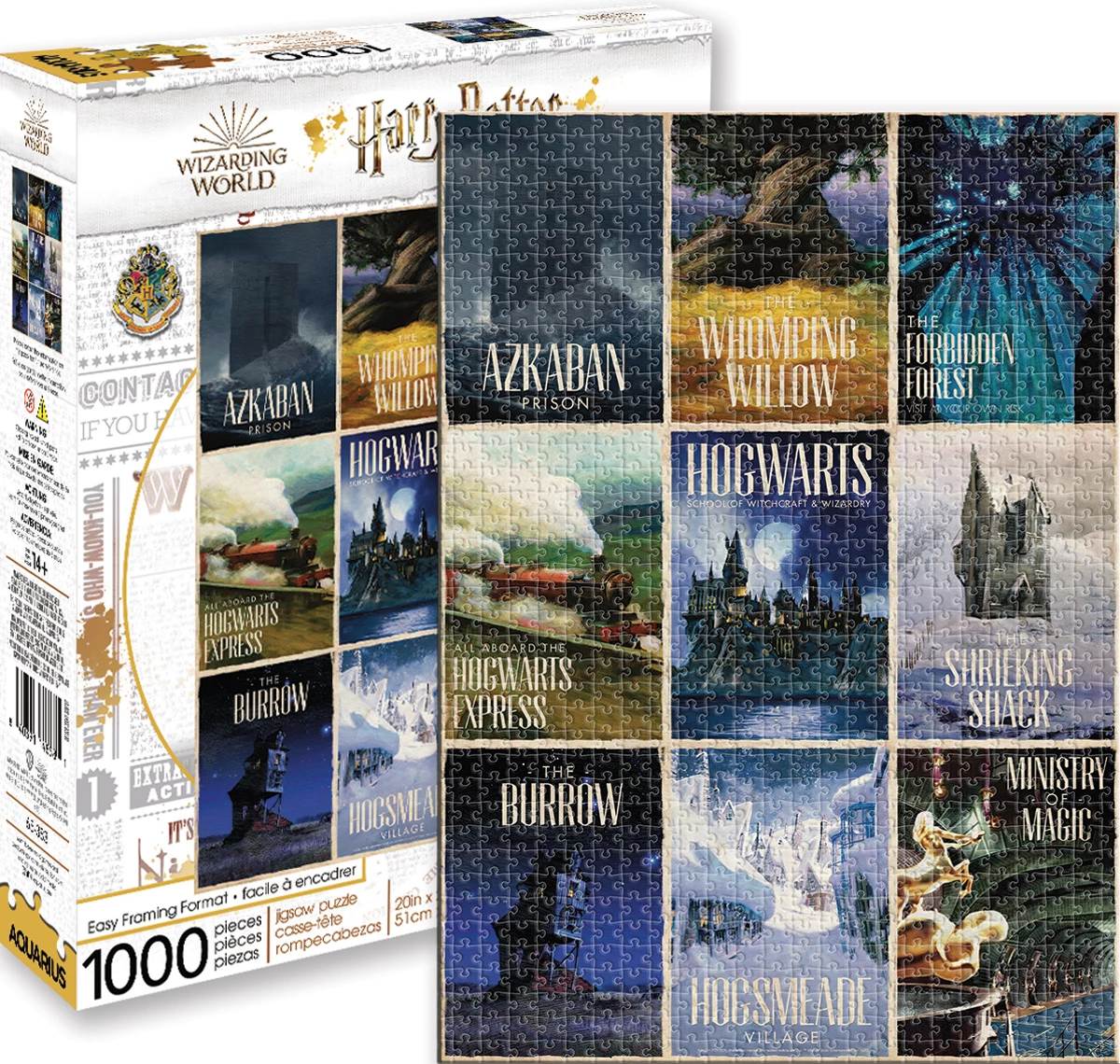 Coupon ๐ Aquarius 1000 Pieces Harry Potter Travel Posters โ 1 Coupon ๐ Aquarius 1000 Pieces Harry Potter Travel Posters โ