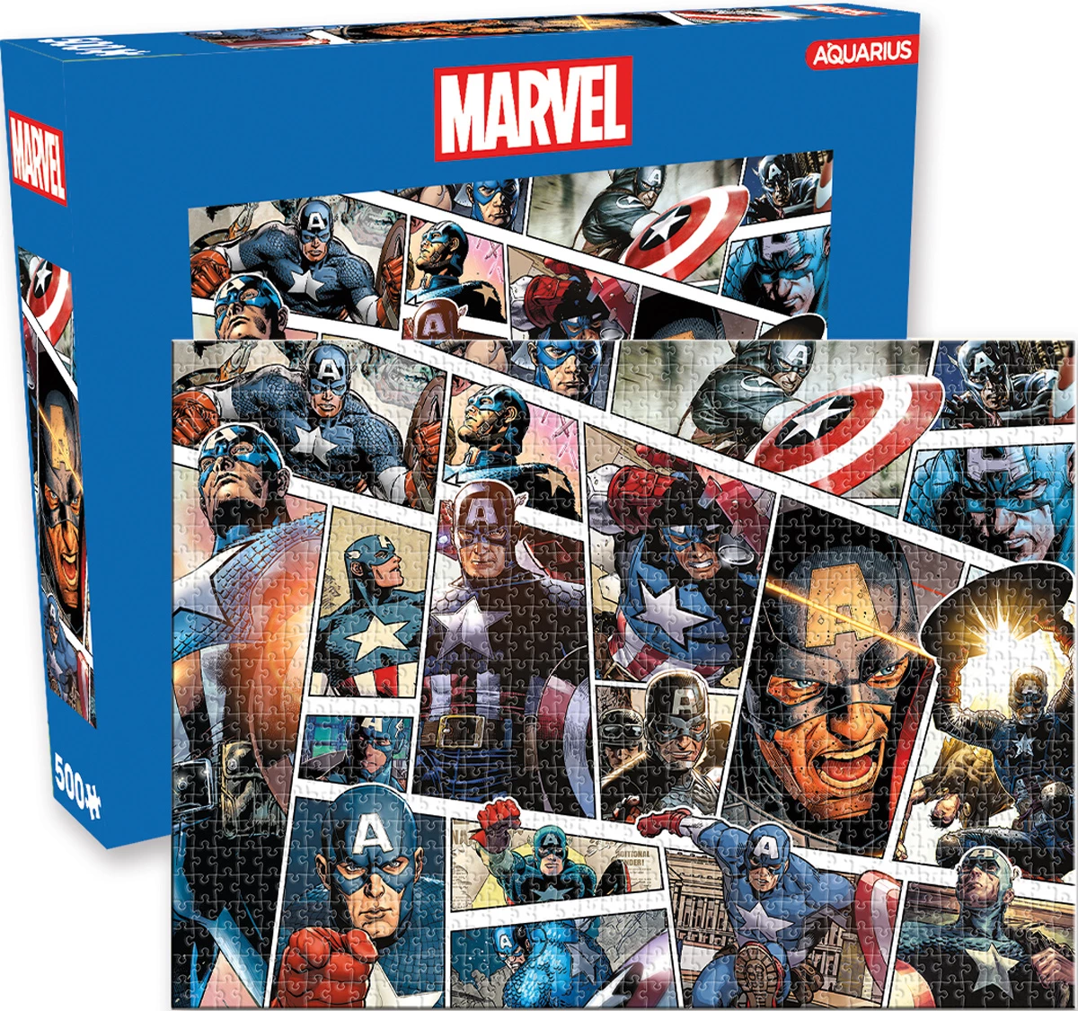 Hot Sale ๐งจ Aquarius 500 Pieces Marvel Captain America Panels ๐ฅ 1 Hot Sale ๐งจ Aquarius 500 Pieces Marvel Captain America Panels ๐ฅ