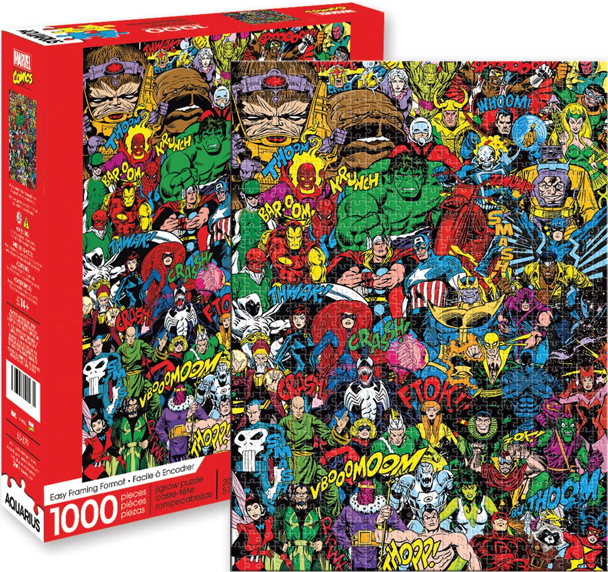 Cheap ✔️ Aquarius 1000 Pieces Marvel Retro Cast 👍 1 Cheap ✔️ Aquarius 1000 Pieces Marvel Retro Cast 👍