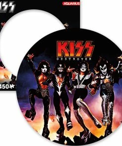 Outlet 😀 Aquarius 450 Pieces KISS Destroyer Picture Disc Puzzle 😍