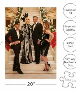 Best Sale 🔥 Aquarius 1000 Pieces Schitt's Creek ❄ Christmas 👏 -POP CULTURE PUZZLES STORE 840391157040 123