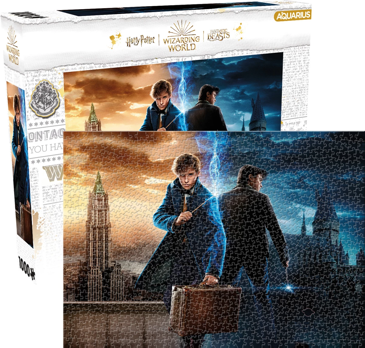 New 🔥 Aquarius 1000 Pieces Harry Potter Wizarding World 🎉 1 New 🔥 Aquarius 1000 Pieces Harry Potter Wizarding World 🎉