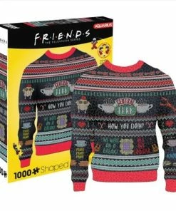 Brand new 😍 Aquarius 1000 Pieces Friends Ugly 🎅 Christmas Sweater 👏 -POP CULTURE PUZZLES STORE 840391158870 2