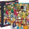 Budget 🤩 Aquarius 500 Pieces Hanna Barbera Cast 👍