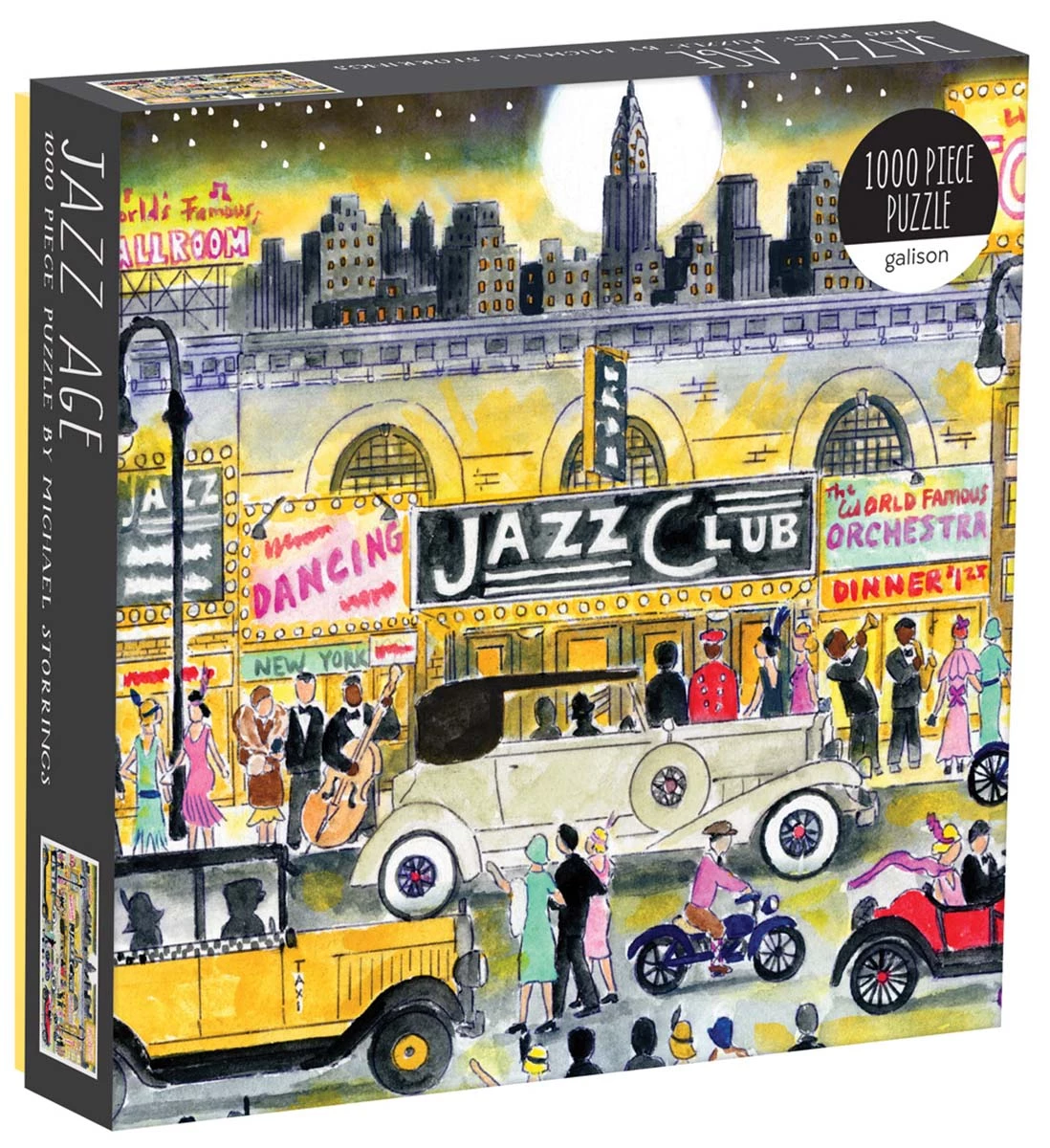 Discount 🤩 Galison 1000 Pieces Storrings Jazz Age 🛒 2 Discount 🤩 Galison 1000 Pieces Storrings Jazz Age 🛒 - Image 2