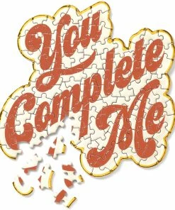 Top 10 👏 Galison 100 Pieces You Complete Me 100 Piece Mini Shaped Puzzle 🤩