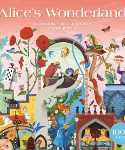 New 🔥 Chronicle Books 1000 Pieces Alice's Wonderland 😉
