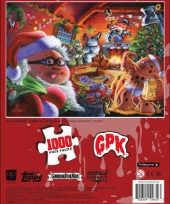 Wholesale 🎉 USAopoly 1000 Pieces Garbage Pail Kids "Wreck The Halls" 🔥 -POP CULTURE PUZZLES STORE Garbage Pail Kids Wreck the Halls 2021 1k PZ flatbb resized