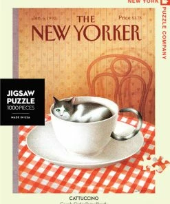 Best Pirce 🤩 New York Puzzle Co 1000 Pieces Cattuccino 🤩