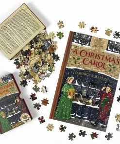 Cheap 🌟 Professor Puzzle 252 Pieces A ❄ Christmas Carol Double Sided Puzzle 🎉 -POP CULTURE PUZZLES STORE achristmascarol252piecepuzzleprofessorpuzzles123