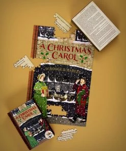 Cheap 🌟 Professor Puzzle 252 Pieces A ❄ Christmas Carol Double Sided Puzzle 🎉 -POP CULTURE PUZZLES STORE achristmascarol252piecepuzzleprofessorpuzzles1234