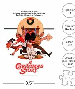 Cheapest ✨ Aquarius 300 Pieces A 🔔 Christmas Story Vuzzle 🤩 -POP CULTURE PUZZLES STORE achristmasstory300piecepuzzleaquarius123