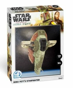 Budget 💯 4D Cityscape Inc. 130 Pieces 3D Star Wars Boba Fett's Starfighter 🥰
