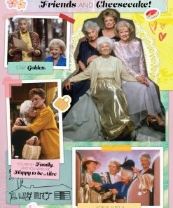 Discount 🎉 USAopoly 1000 Pieces Golden 👧 Girls "Everything's Better With Friends And Cheesecake!" ✔️