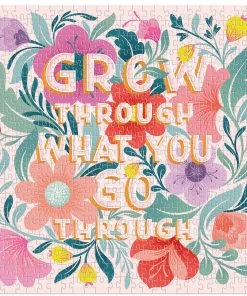 Promo ❤️ Galison 500 Pieces Grow Through What You Go Through ✨ 5 Promo ❤️ Galison 500 Pieces Grow Through What You Go Through ✨ -POP CULTURE PUZZLES STORE growthroughwhatyougothrough500piecepuzzlegalison123