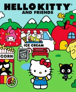 New ✨ RoseArt 100 Pieces Hello Kitty In The Park 🛒