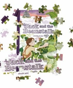 Discount ⭐ Professor Puzzle 96 Pieces Jack And The Beanstalk Double Sided Puzzle 👍 -POP CULTURE PUZZLES STORE jackandthebeanstalk96piecepuzzleprofessorpuzzles1234