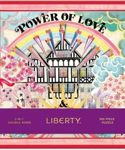 Buy 🔥 Galison 500 Pieces Liberty - Power Of Love Double Sided Puzzle 🌟