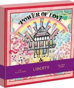 Buy 🔥 Galison 500 Pieces Liberty - Power Of Love Double Sided Puzzle 🌟 -POP CULTURE PUZZLES STORE libertypoweroflove500piecepuzzledoublesided4