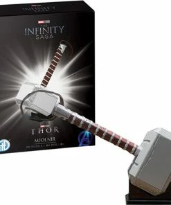 New ✨ 4D Cityscape Inc. 84 Pieces 3D Marvel Thor 🔨 Hammer Mjolnir 😍