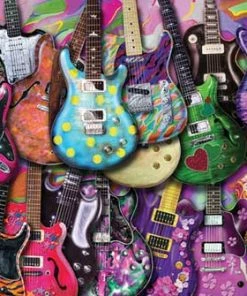 Promo 🎉 TDC Games 234 Pieces World's Smallest Jigsaw Puzzle -Six String Fling Mini Puzzle 🎁