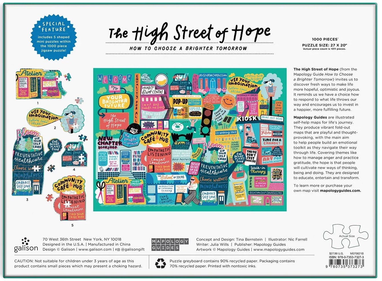 Buy ✨ Galison 1000 Pieces The High Street Of Hope 🛒 3 Buy ✨ Galison 1000 Pieces The High Street Of Hope 🛒 - Image 3